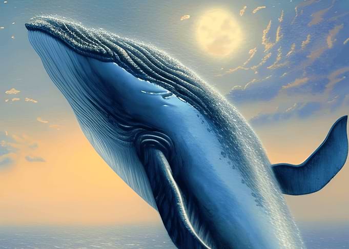 Big Whale On The Sea