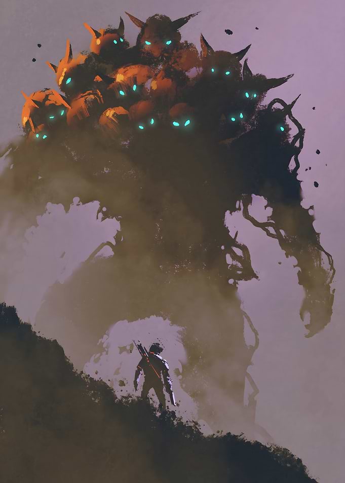 Dark Wolf Monster