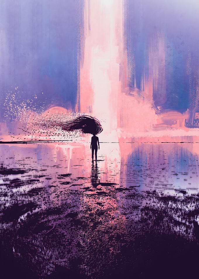 Purple Landscape