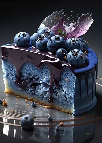 blueberry cake