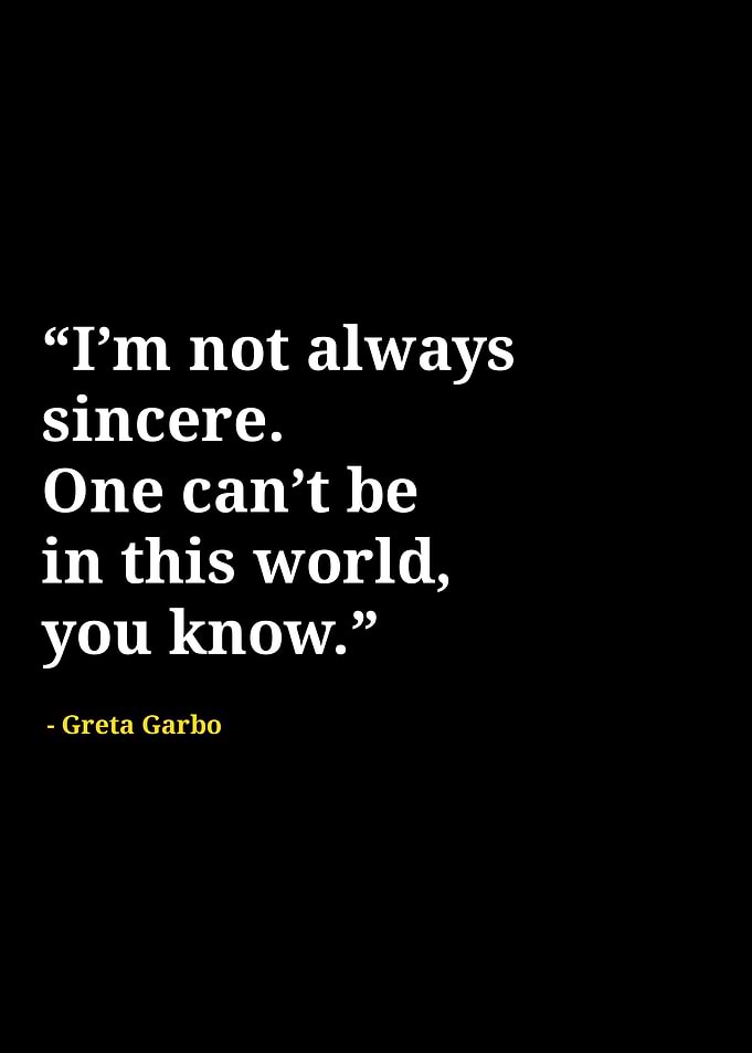 greta garbo quotes