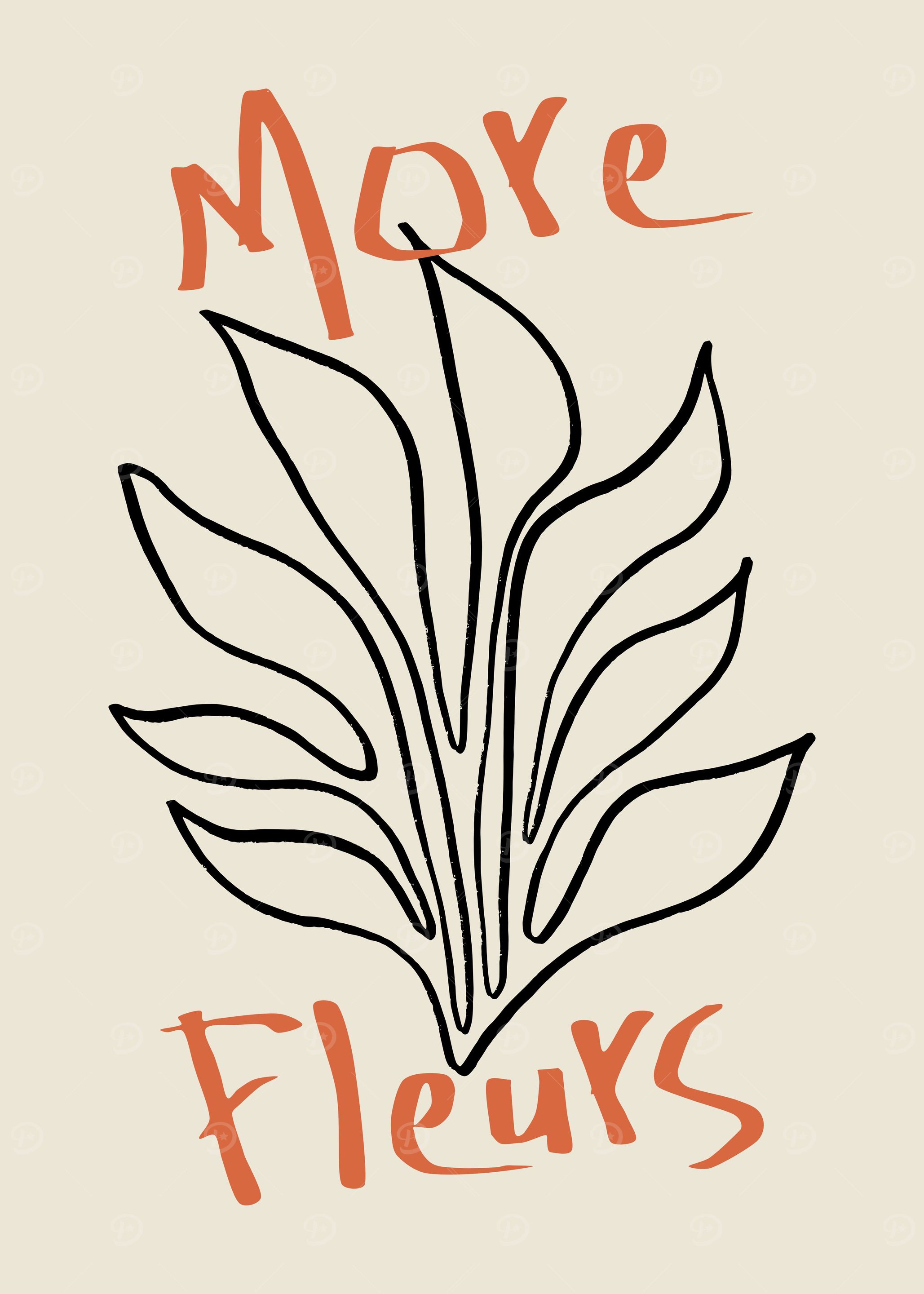 More Fleurs Leaf