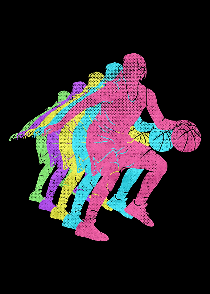 Basketball Dribble Girl