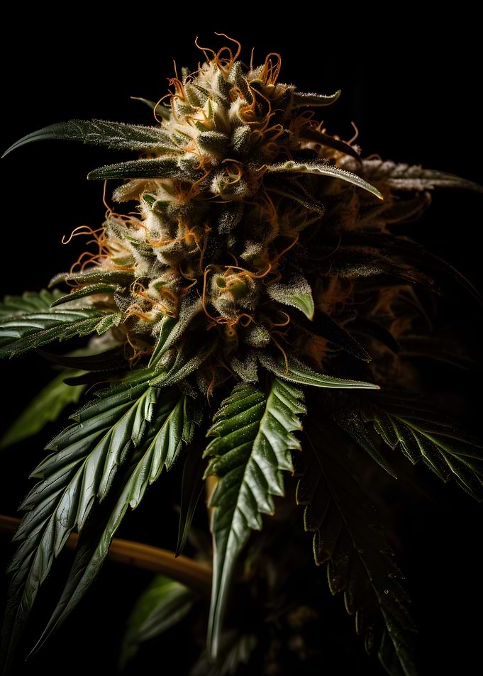 Orange Cannabis Bud