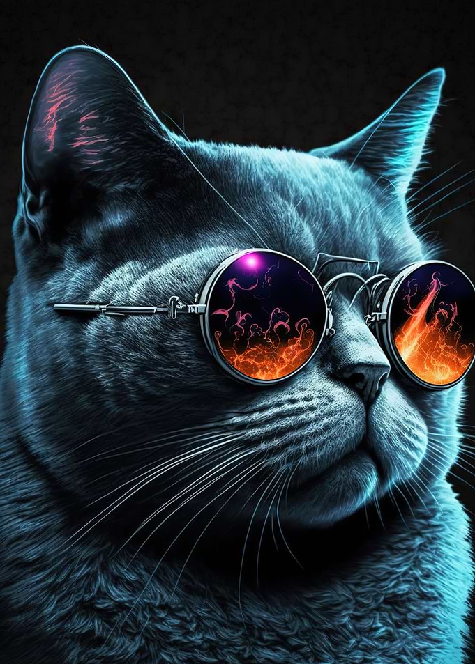 cat neon