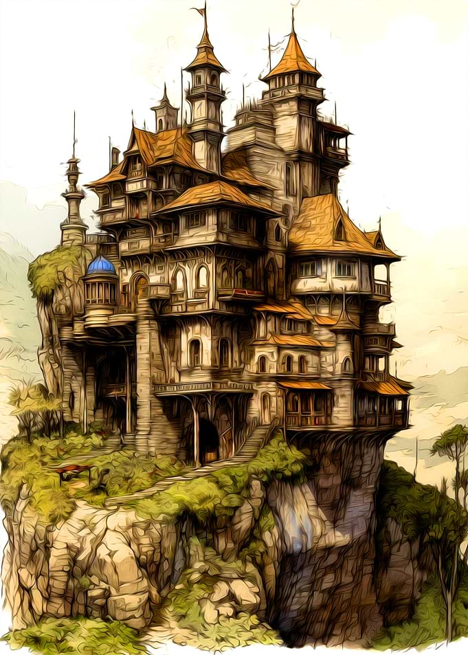 Castle Painting