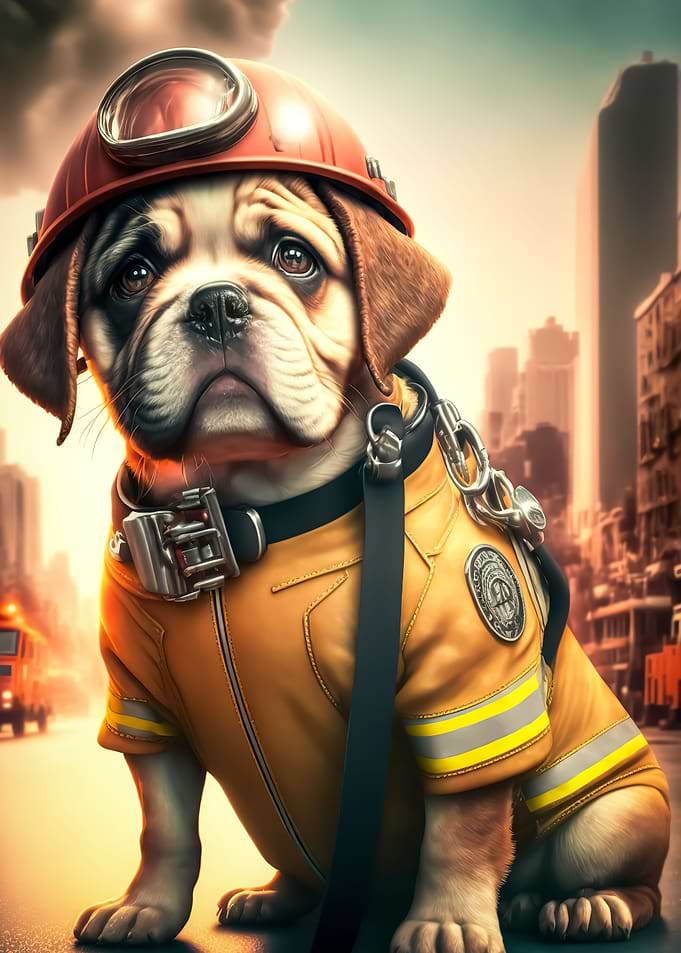 Dog Firefighter