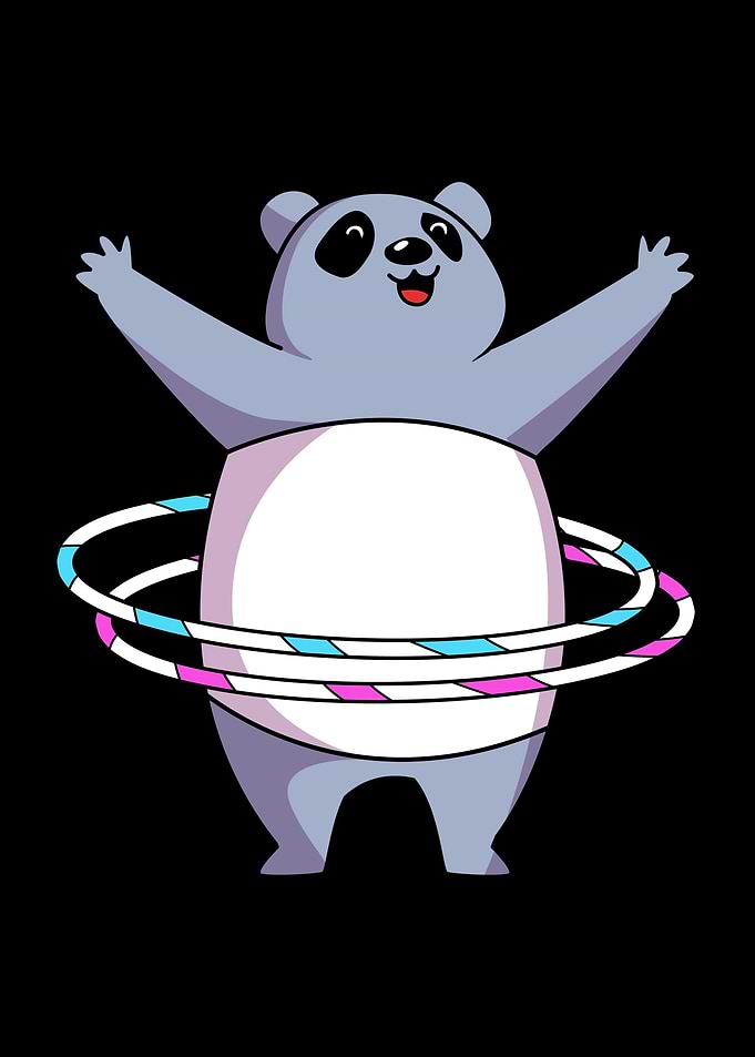 Hula Hoop Panda