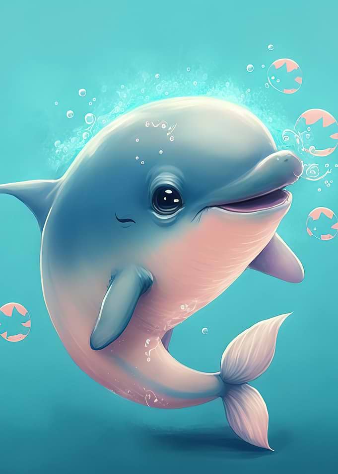 baby whale cute
