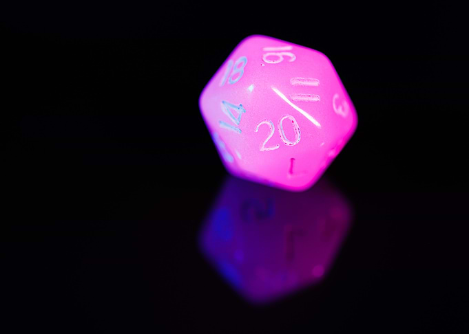 Dice for board game