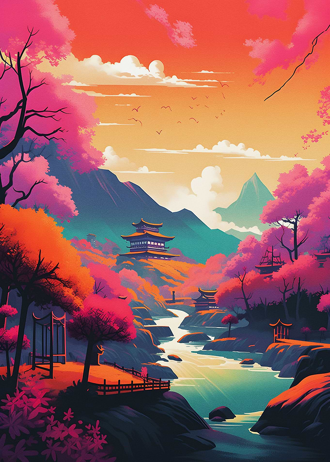 Riverside in japanese
