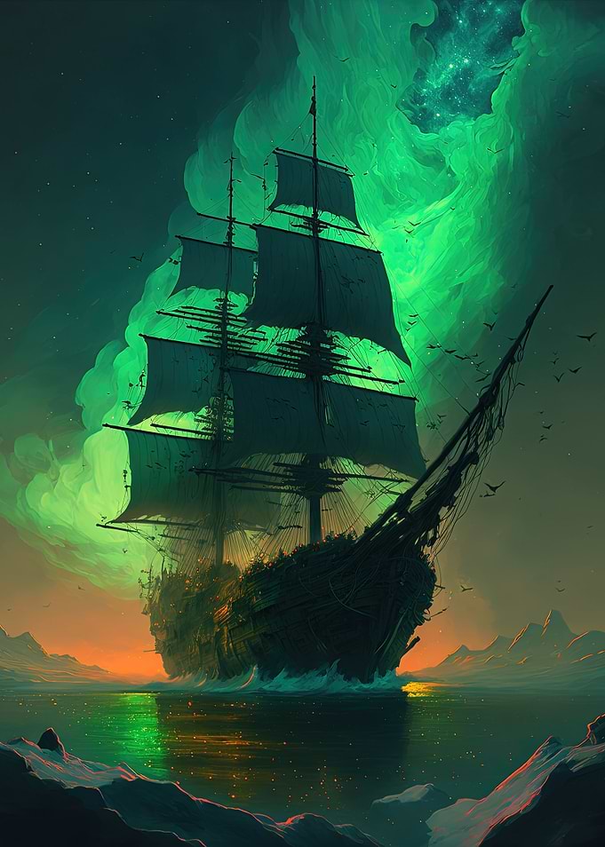 Ghost Ship Green