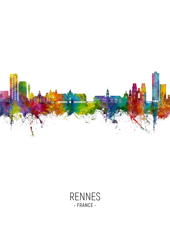Rennes Skyline France