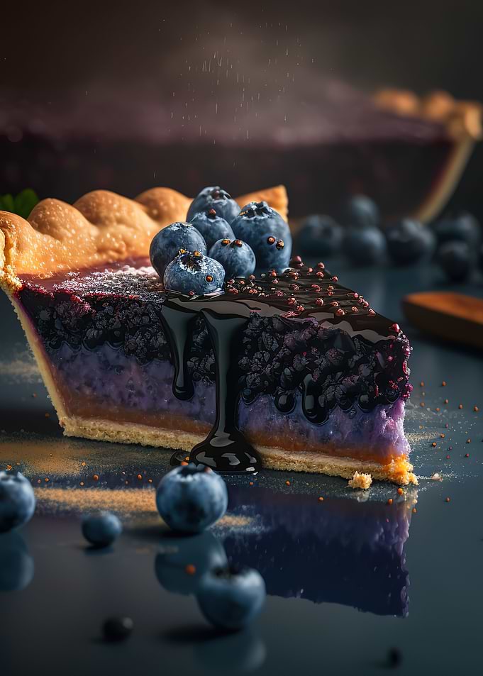 blueberry cake