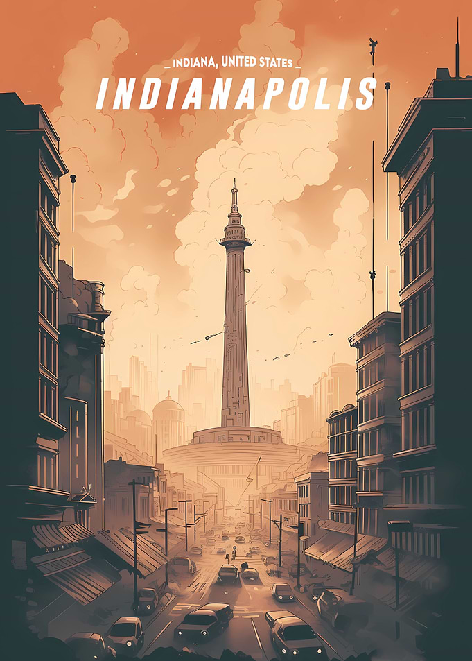 Indianapolis Urban panoram