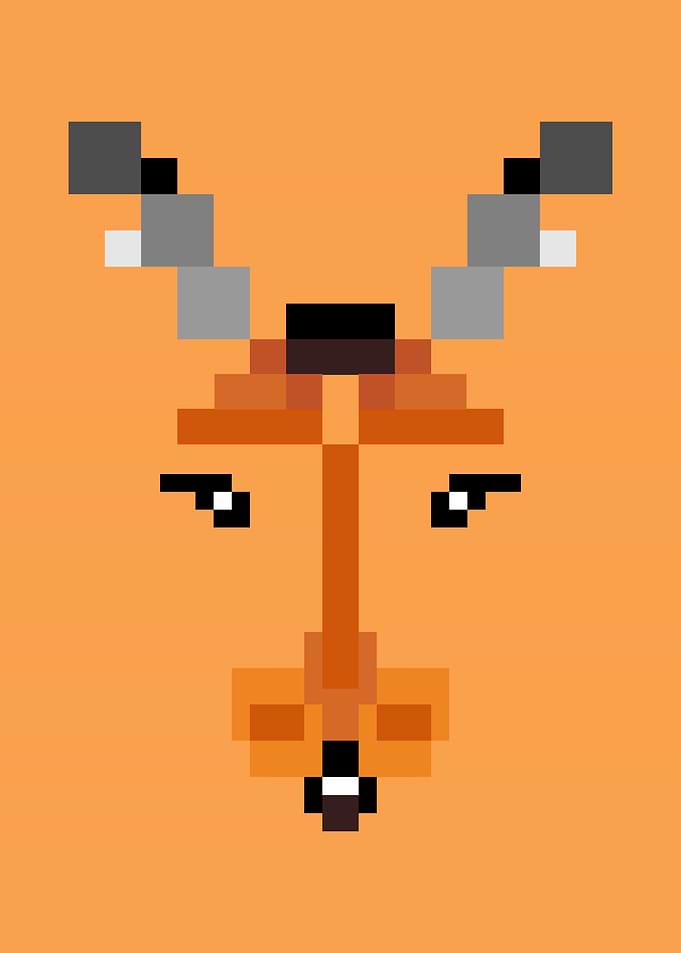 Animal pixel art