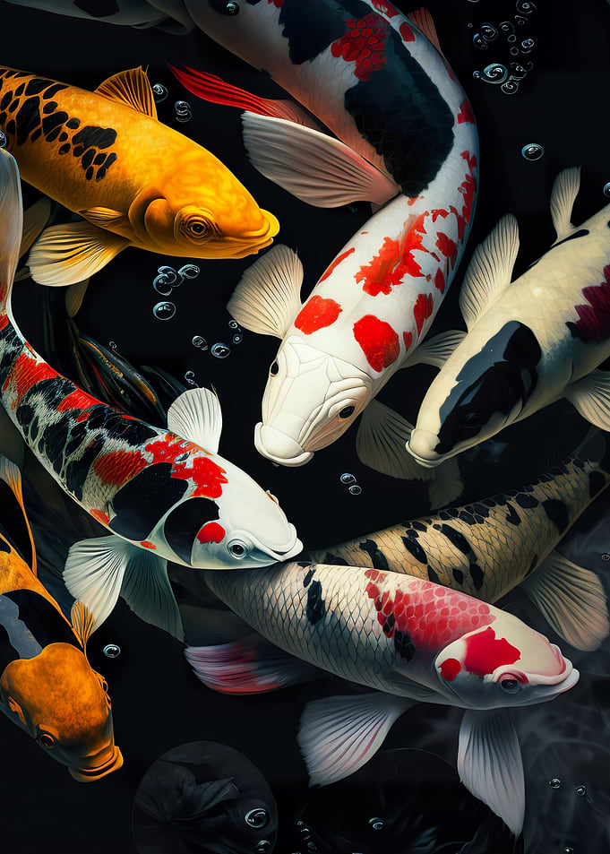 Fresh Water Pond Koi Fish