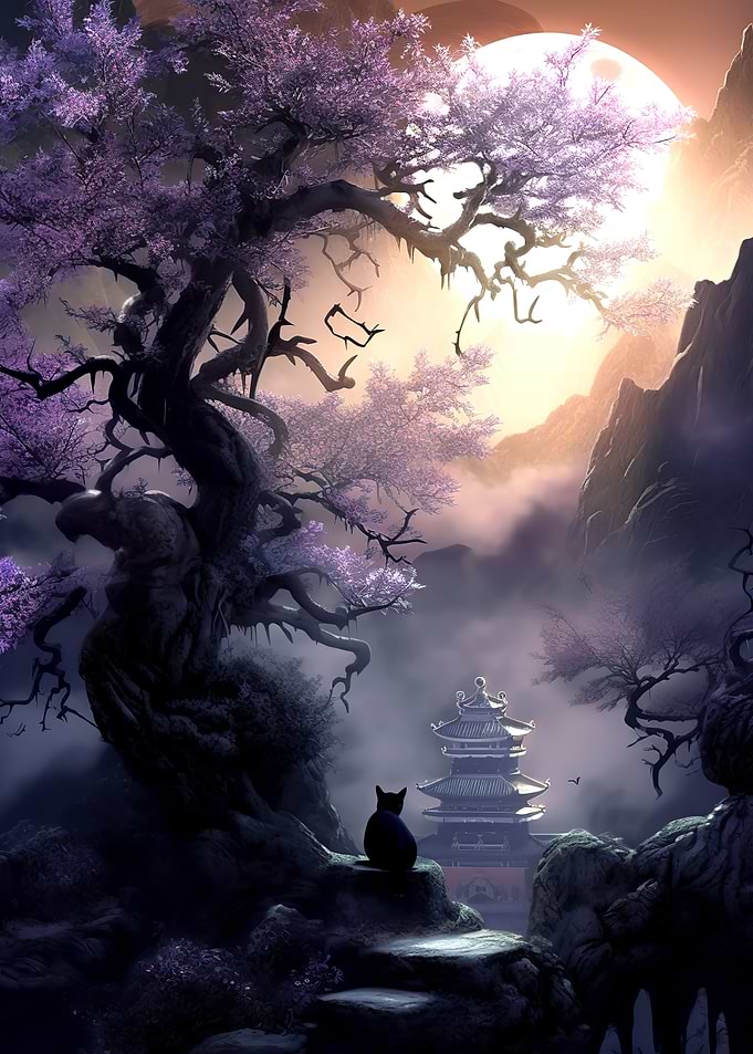 Cherry blossoms Landscape