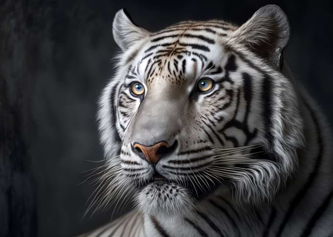 White Tiger portrait