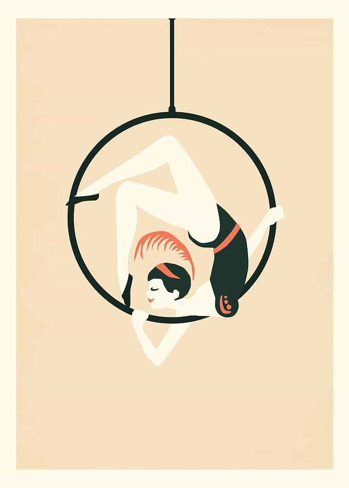 ring gymnastic vintage