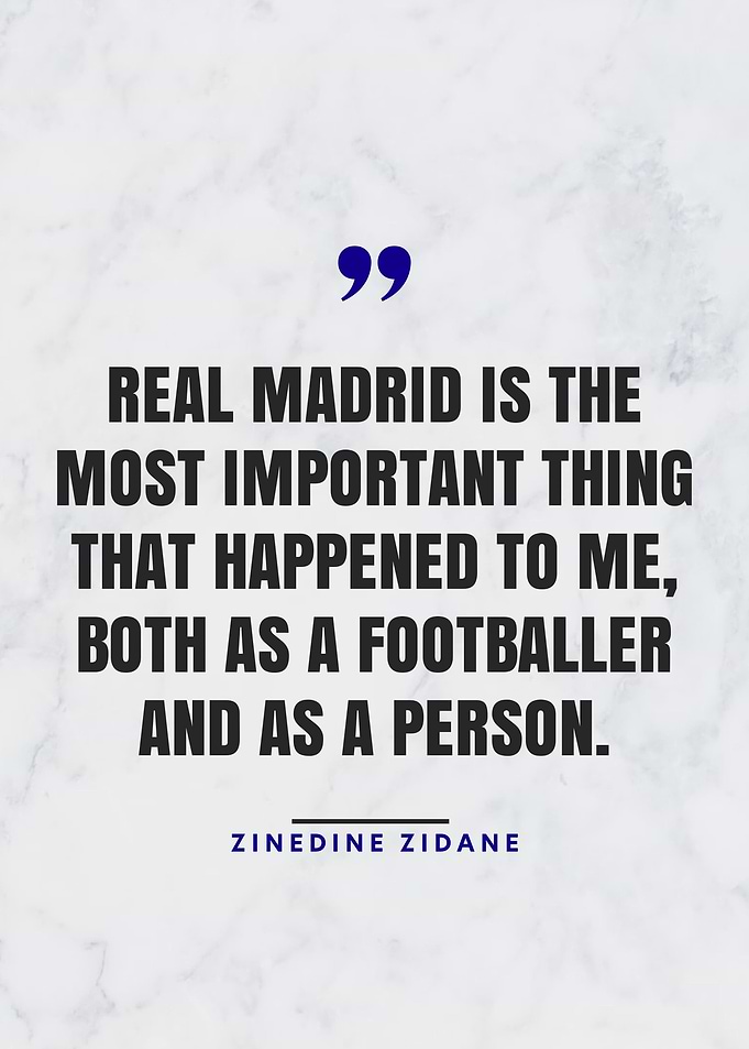 Zinedine Zidane quotes
