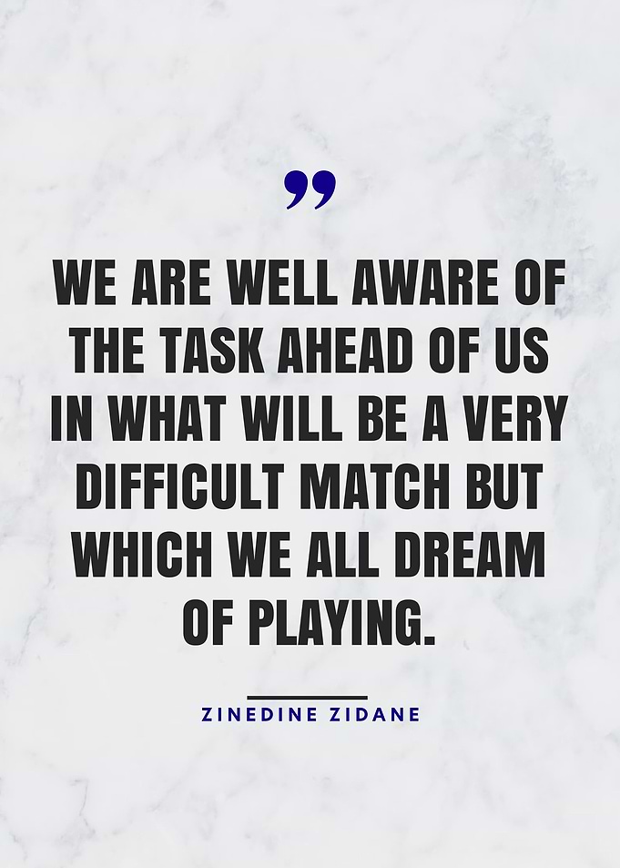 Zinedine Zidane quotes