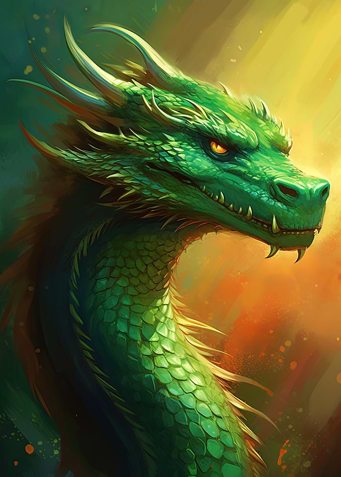 Chinese Dragon Portrait