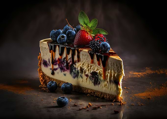blueberry cake