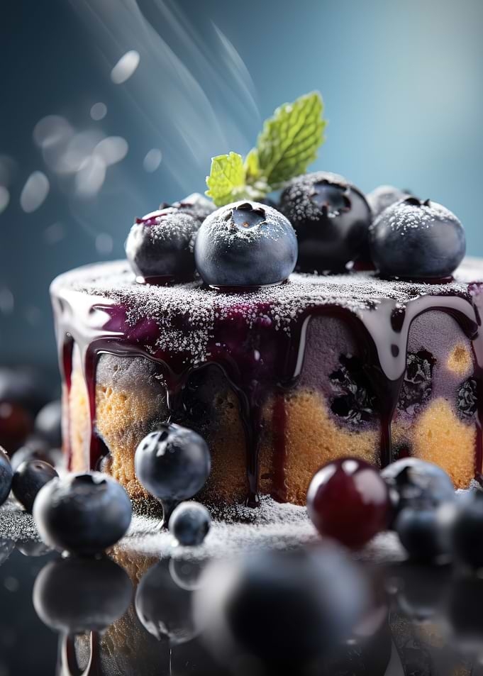 blueberry cake