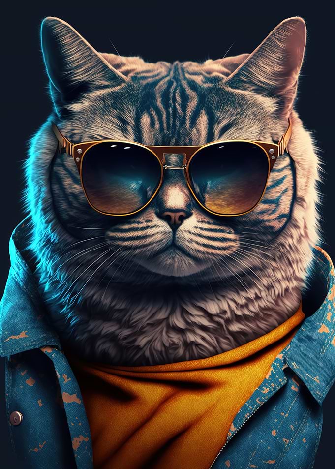 cat neon