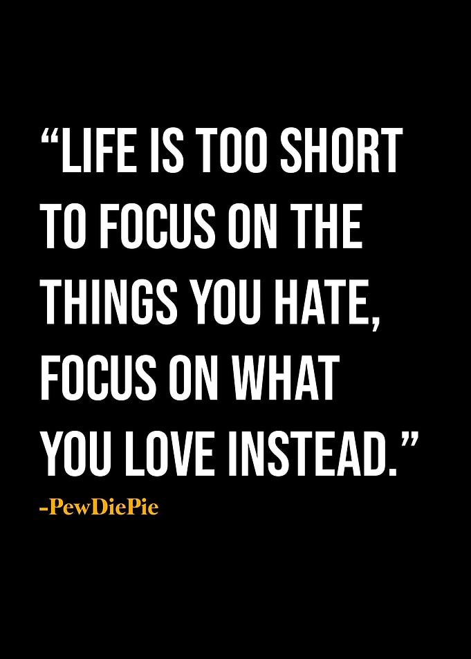 PewDiePie Quote