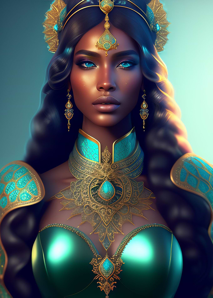 Lovely Elven Queen Poster