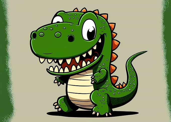 Cute crocodile