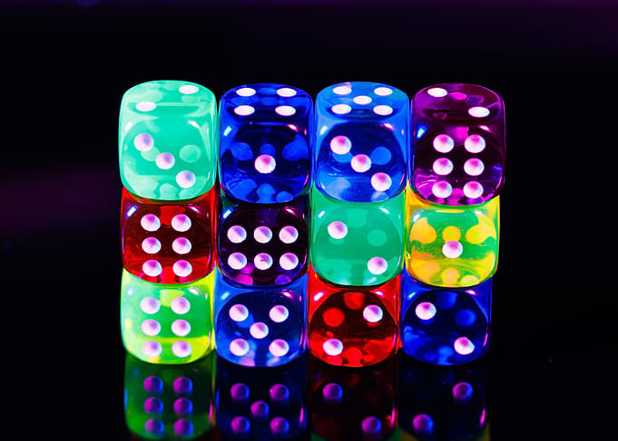 Dice for board game