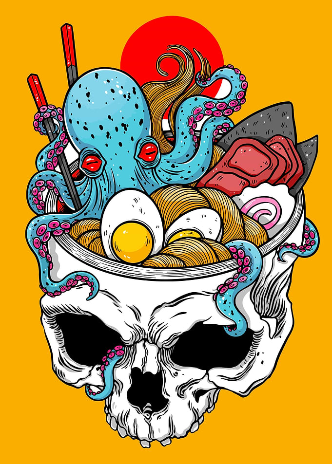 Ramen Halloween