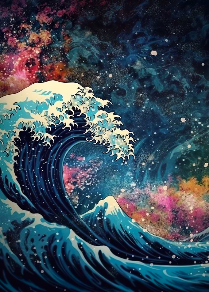 Wave of Kanagawa space