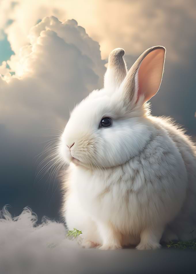 Chinchilla in the clouds