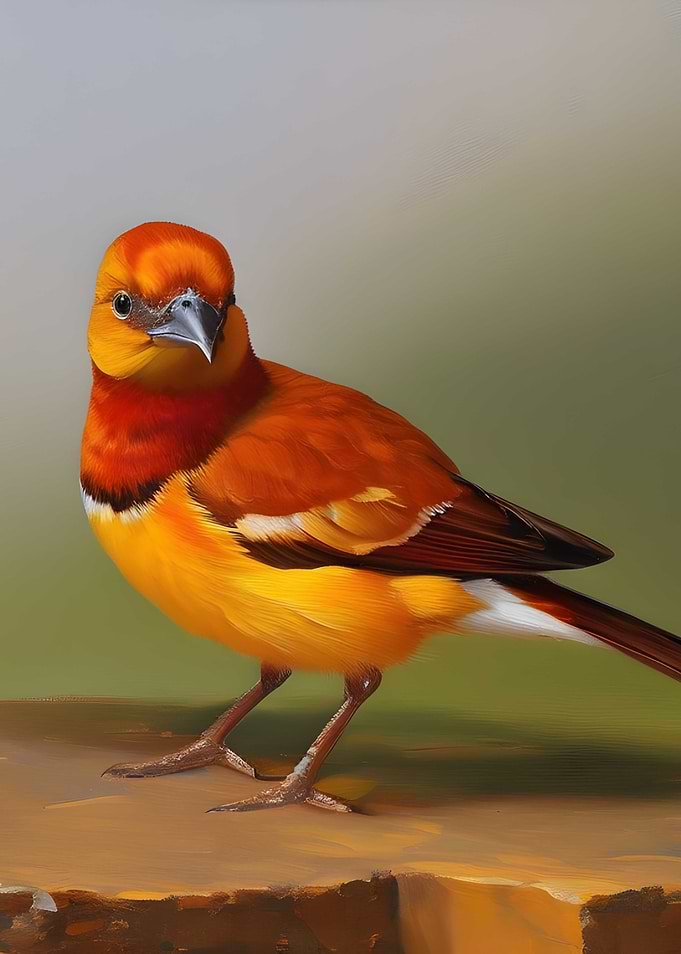 Baby bird standing