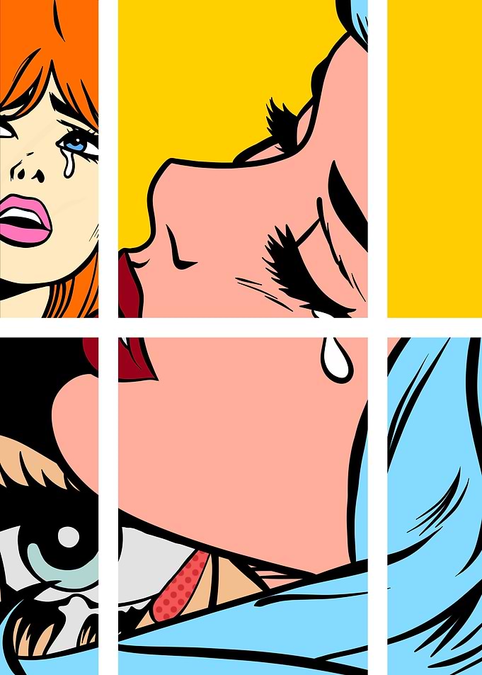 Retro collage