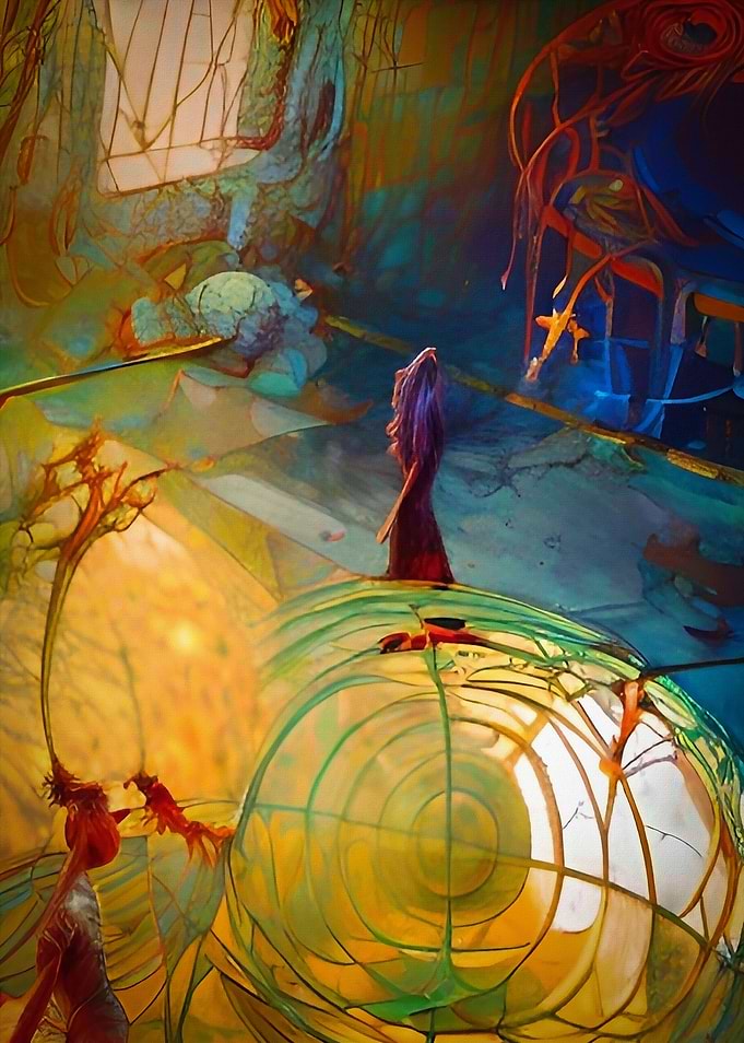 Vivid abstract