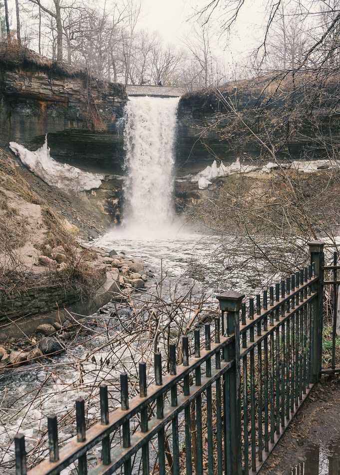 Minnehaha Falls Waterfall