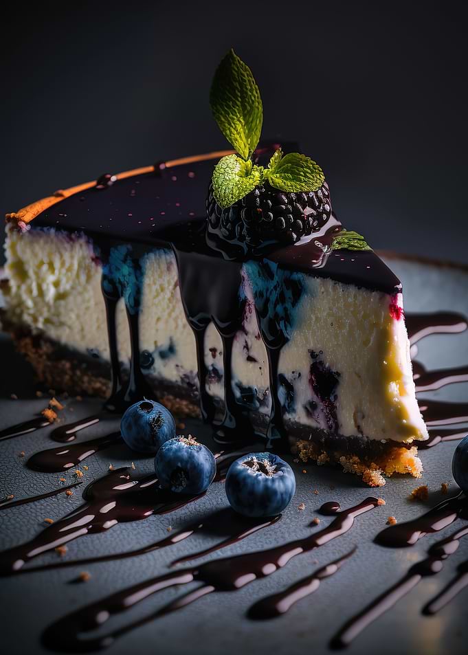 blueberry cake