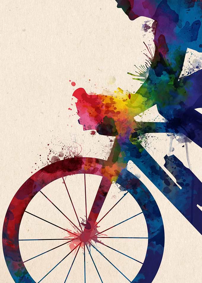 cycling silhouette 4