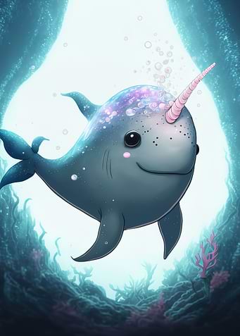 baby whale cute
