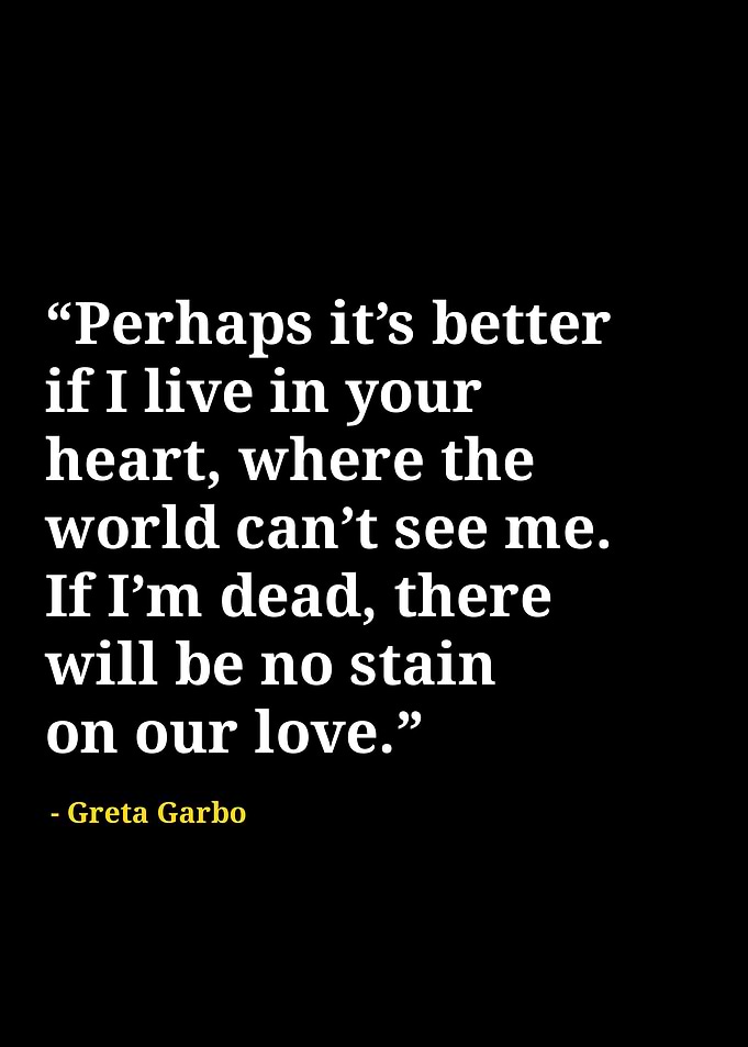 greta garbo quotes