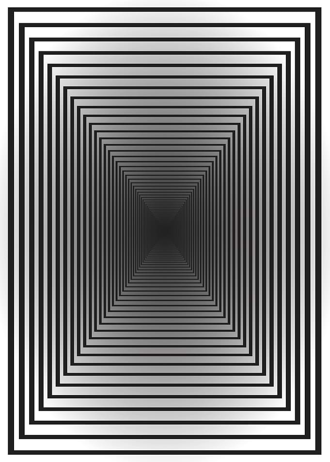 Op art Optical Illusion 2