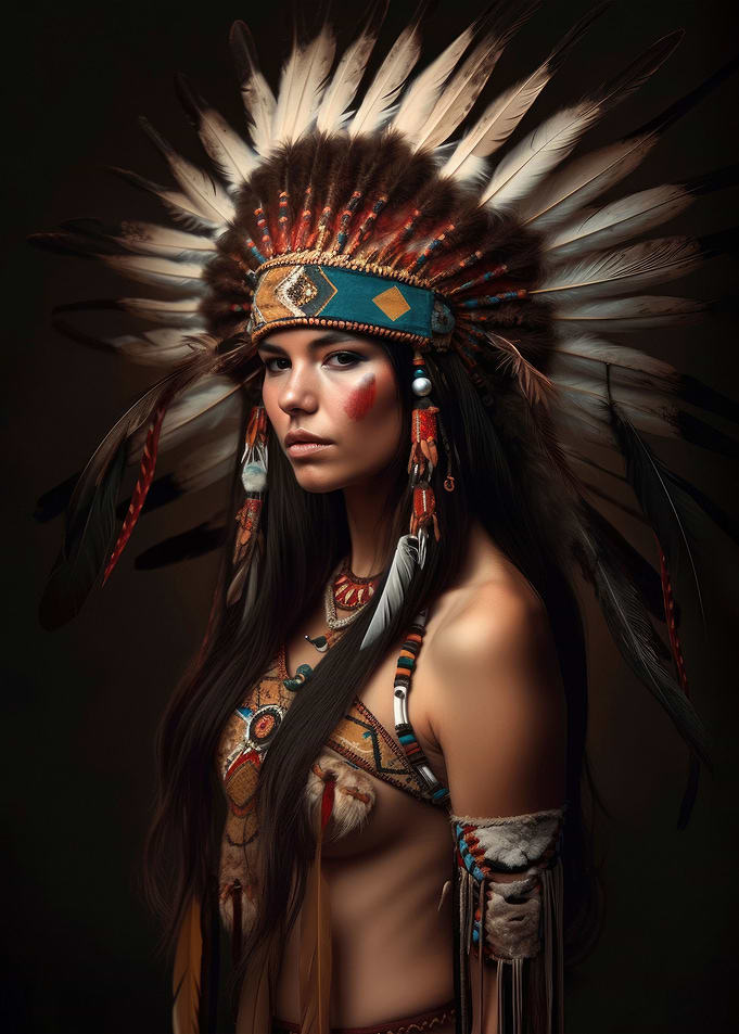 Native Indigenous Woman