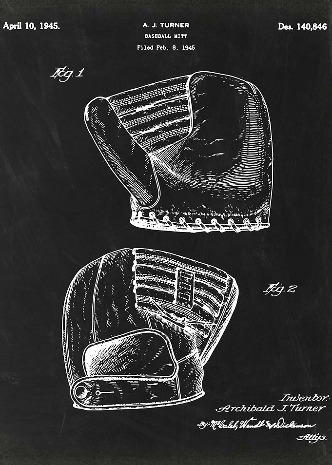Baseball Mitt patent