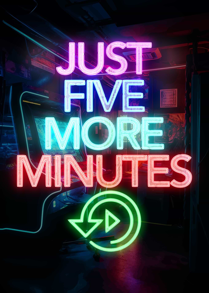 Gaming Gamer Neon Poster
