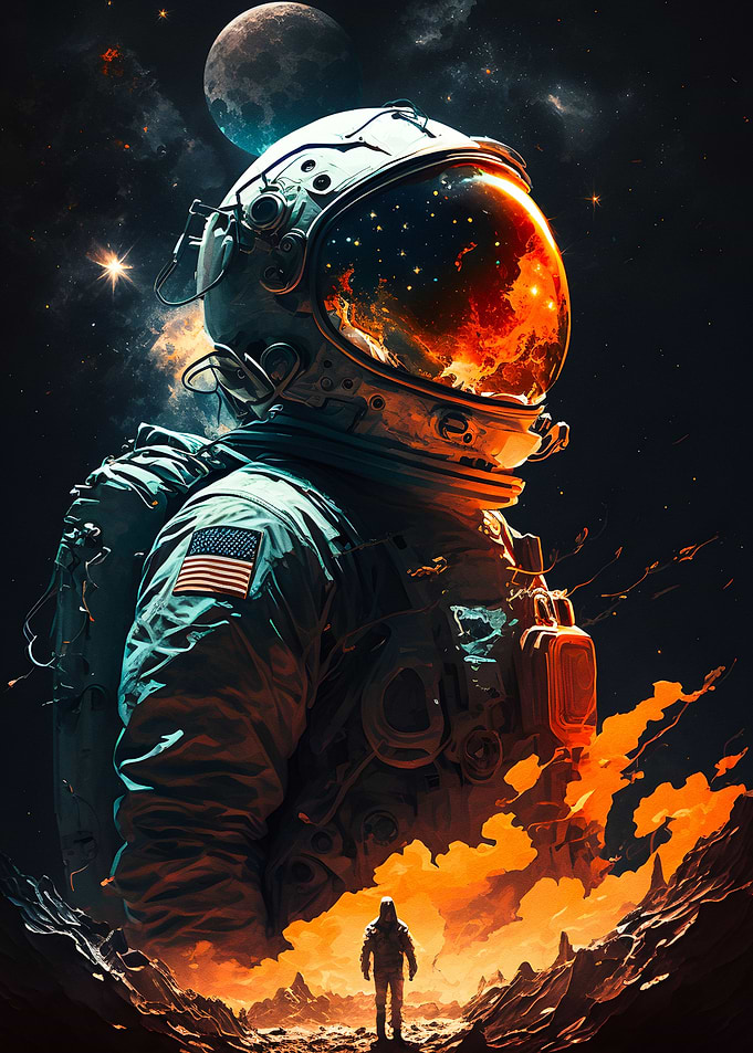 Astronaut in space